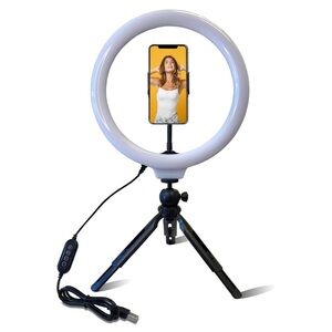 Ring Light with Phone Tripod Stand